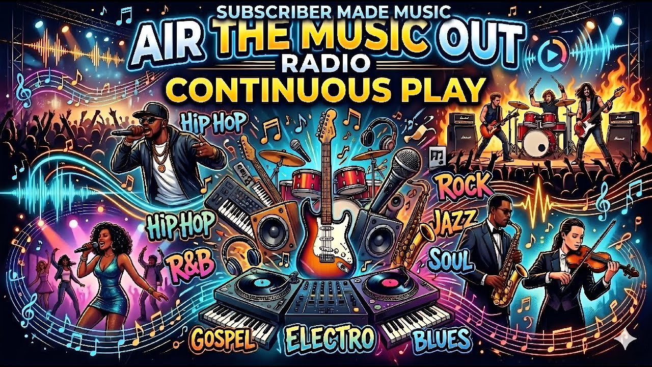 AIR THE MUSIC OUT | RADIO | #chillvibes #hiphop #rnb #lofihiphop #musiclovers #reggae #neosoul