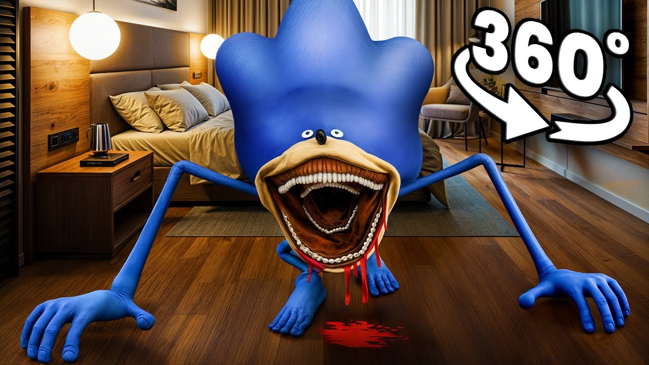 RUN! Shin Sonic 360° is in the Hotel & He's Eating Everyone! Scary VR 360 Sonic Tapes Video