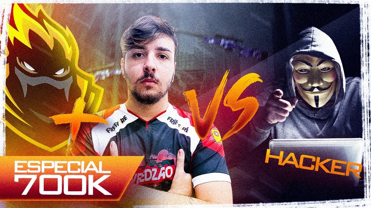 BLACKN444 E WEEDZAO A LENDA CONTRA O HACKER! - FREE FIRE ESPECIAL 700K
