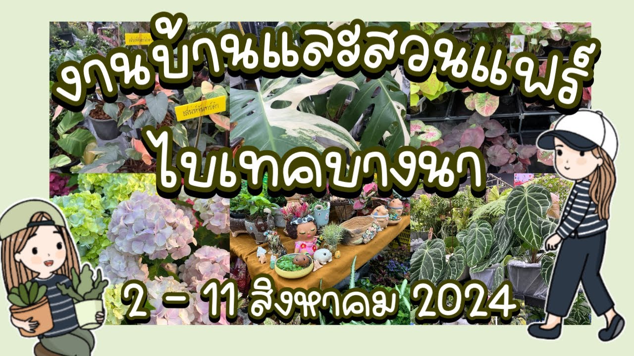งานบ้านและสวนแฟร์ 2024 ไบเทคบางนา 2 - 11  สิงหาคม 24