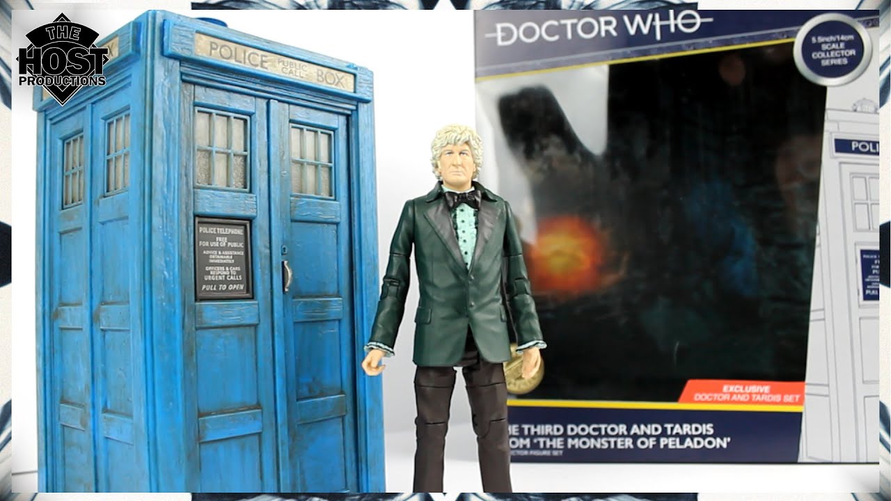 Doctor Who Figure Review: The Third Doctor & Tardis Collector Set (B&M 2020)