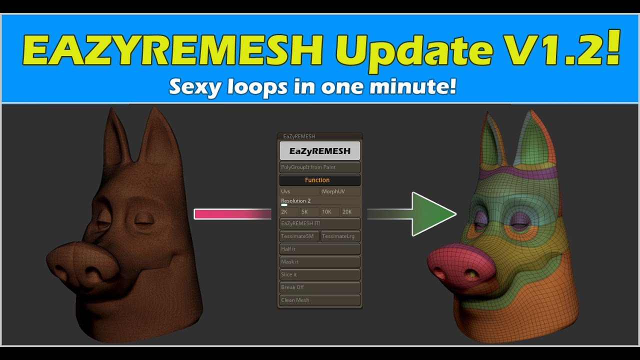 EaZyRemesh Update V1.2!