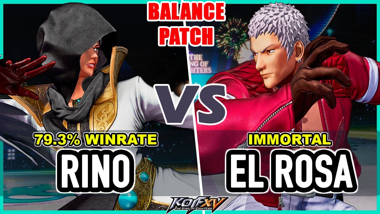 KOF XV 🔥 Rino (Najd/Isla/Ash) vs El Rosa (O.Yashiro/Ramón/Dinosaur)