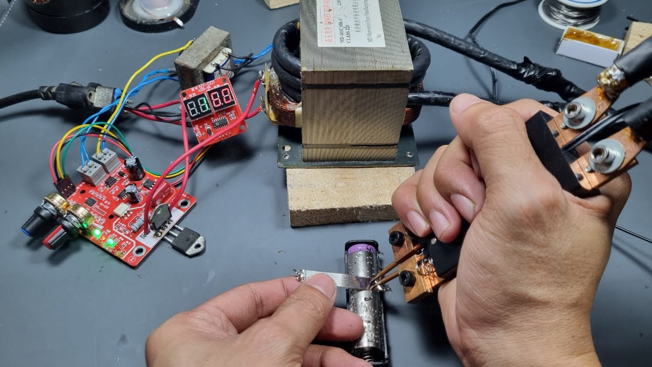 Làm Máy Hàn Cell Pin Từ A Tới Z Với Biến Áp 800E Và Kết Quả Vượt Mong Đợi