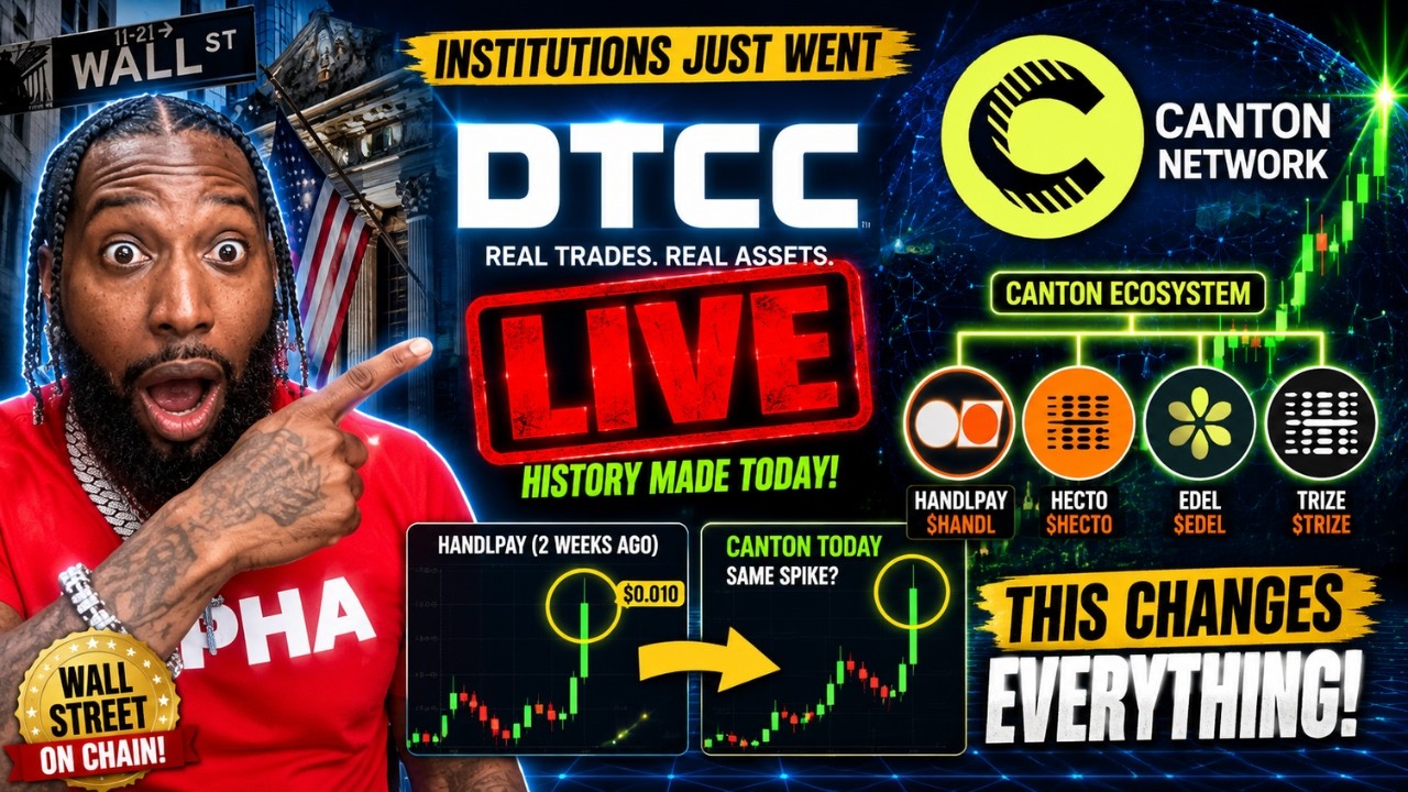 DTCC JUST CHANGED CRYPTO FOREVER! Canton Network's Biggest Day Yet