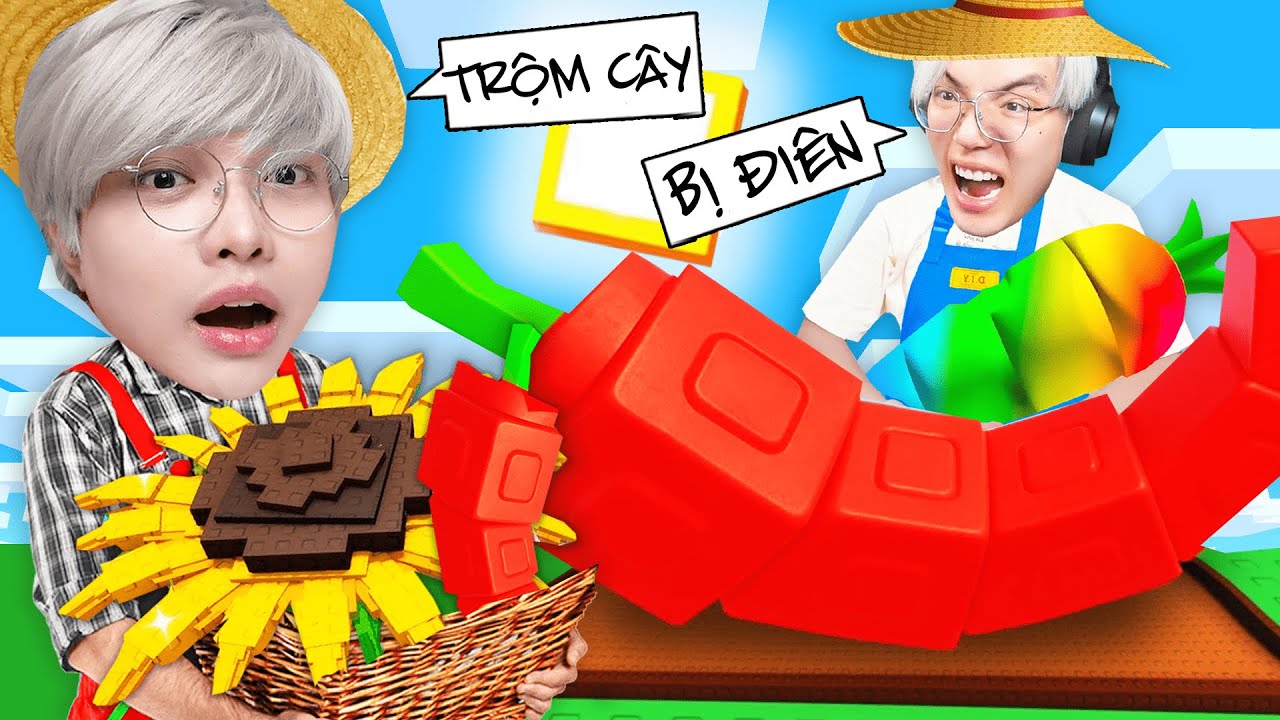 Kairon Ăn Trộm Cây 100 Triệu Đô Của Phong Cận Trong ROBLOX GROW A GARDEN 🤡