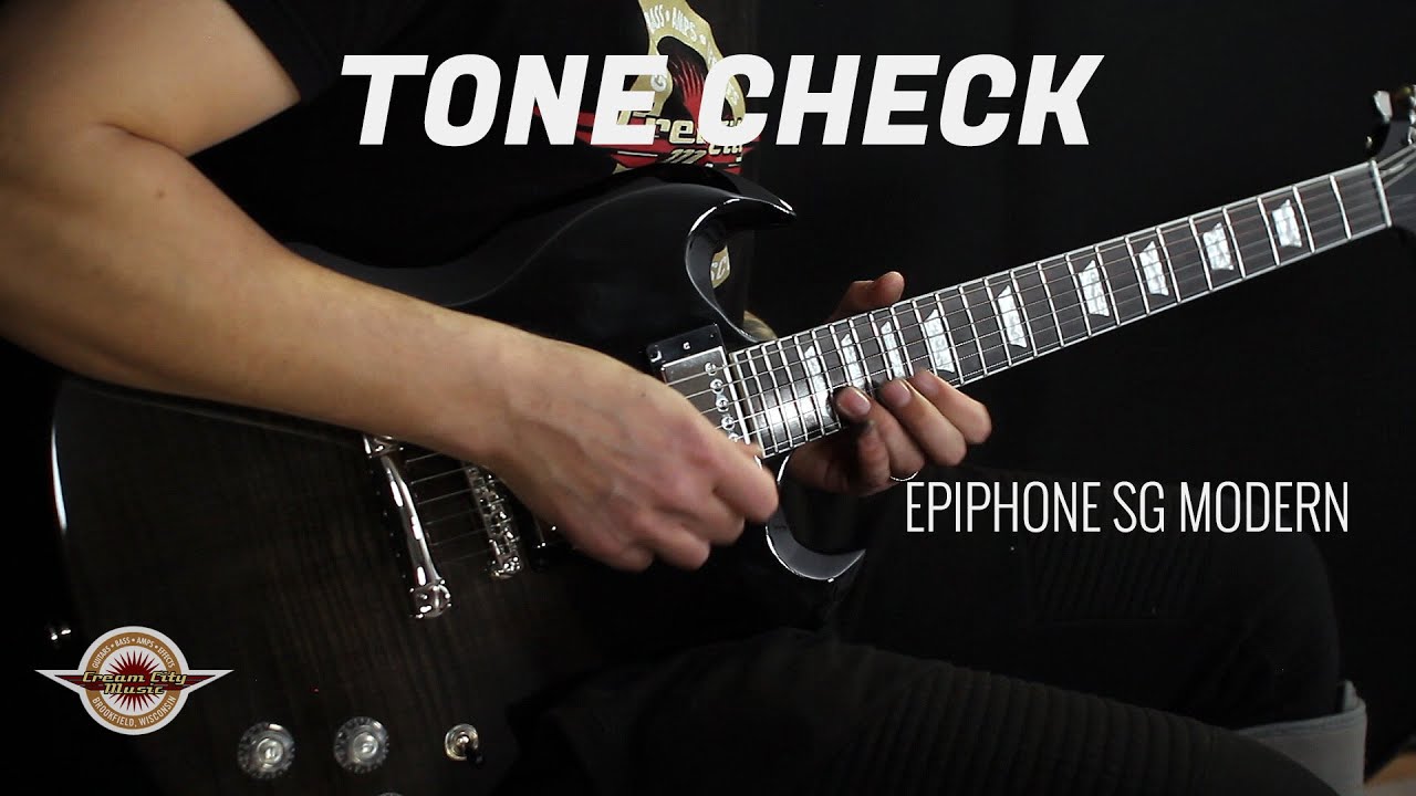 TONE CHECK: Epiphone SG Modern Guitar Demo | No Talking