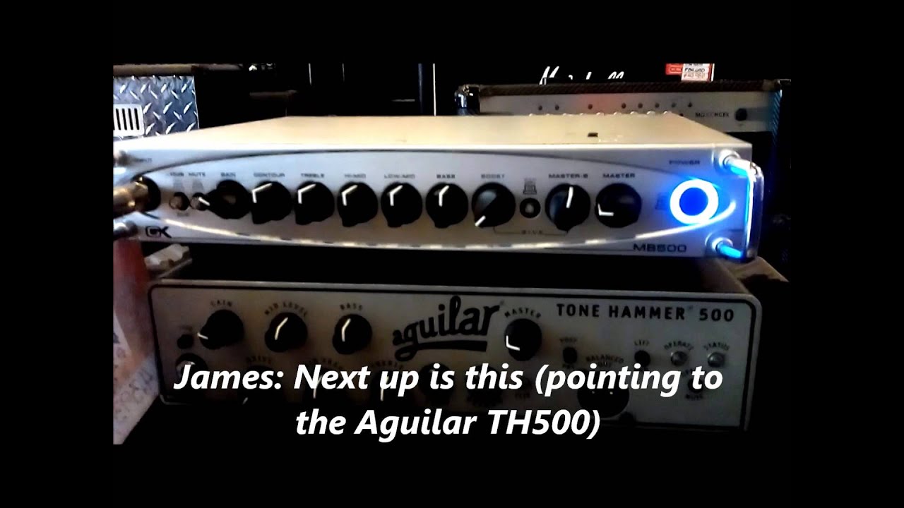 QUICK TEST: GK MB500 & AGUILAR Tone Hammer 500