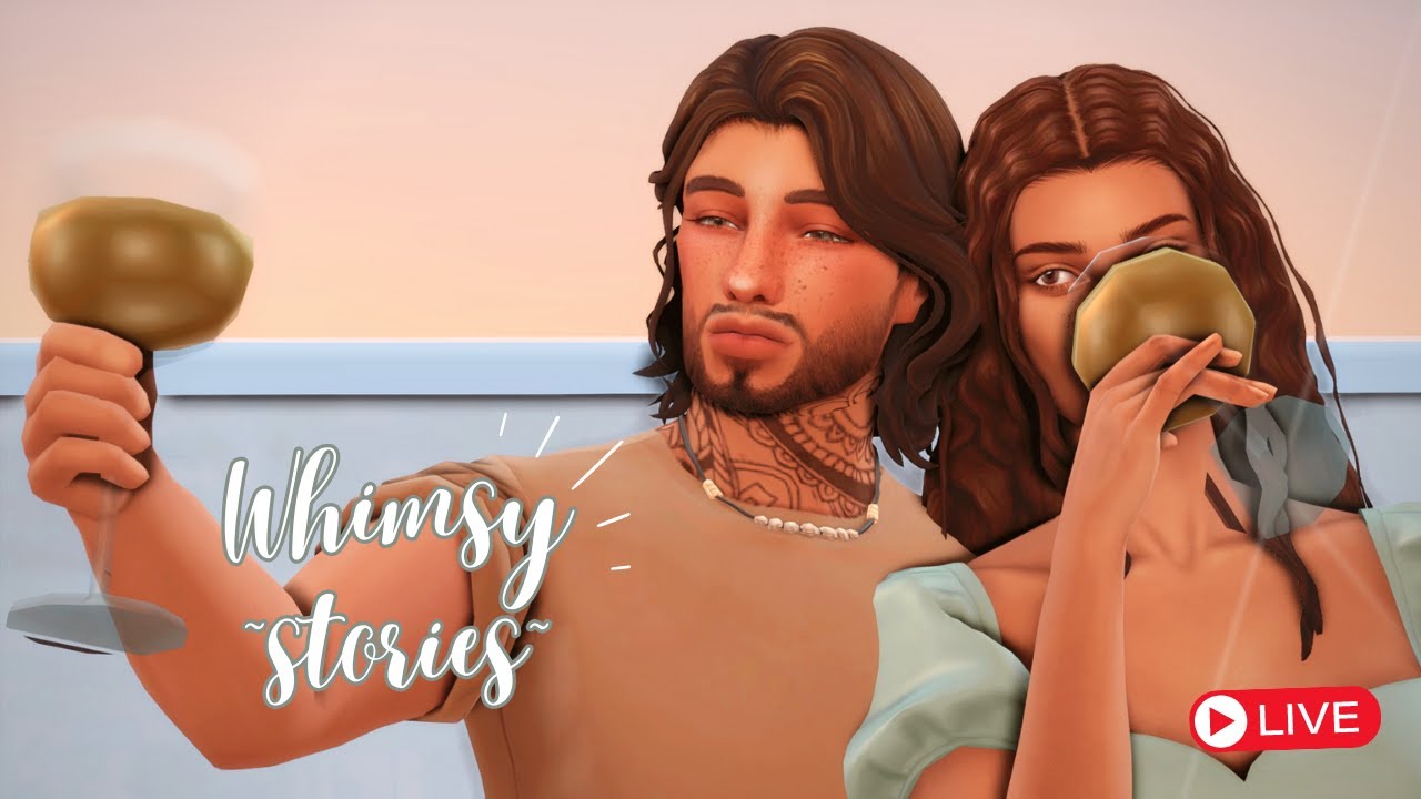 Our HONEYMOON 🍯🌙 // Whimsy Stories Legacy Challenge (EP 16) // THE SIMS 4 🔴 LIVE