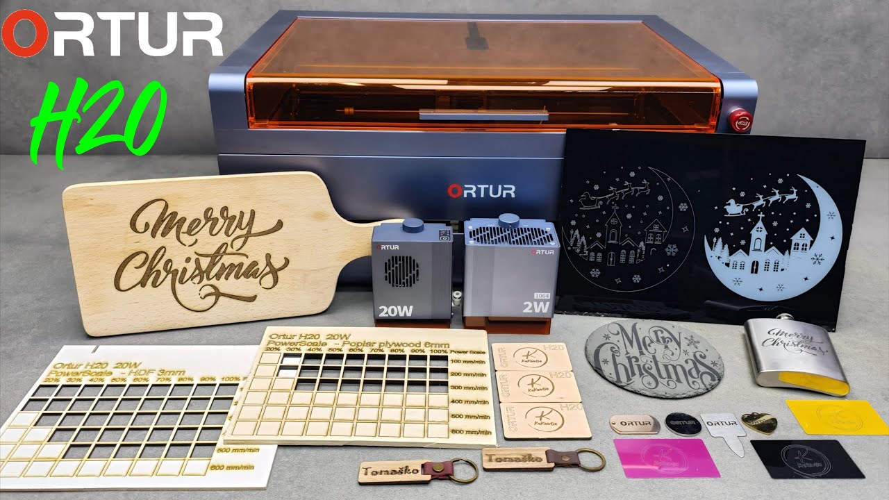 Safety and Performance Ortur H20  Fully Enclosing Laser Engraver - 20W Blue & 2W Infrared Laser Head