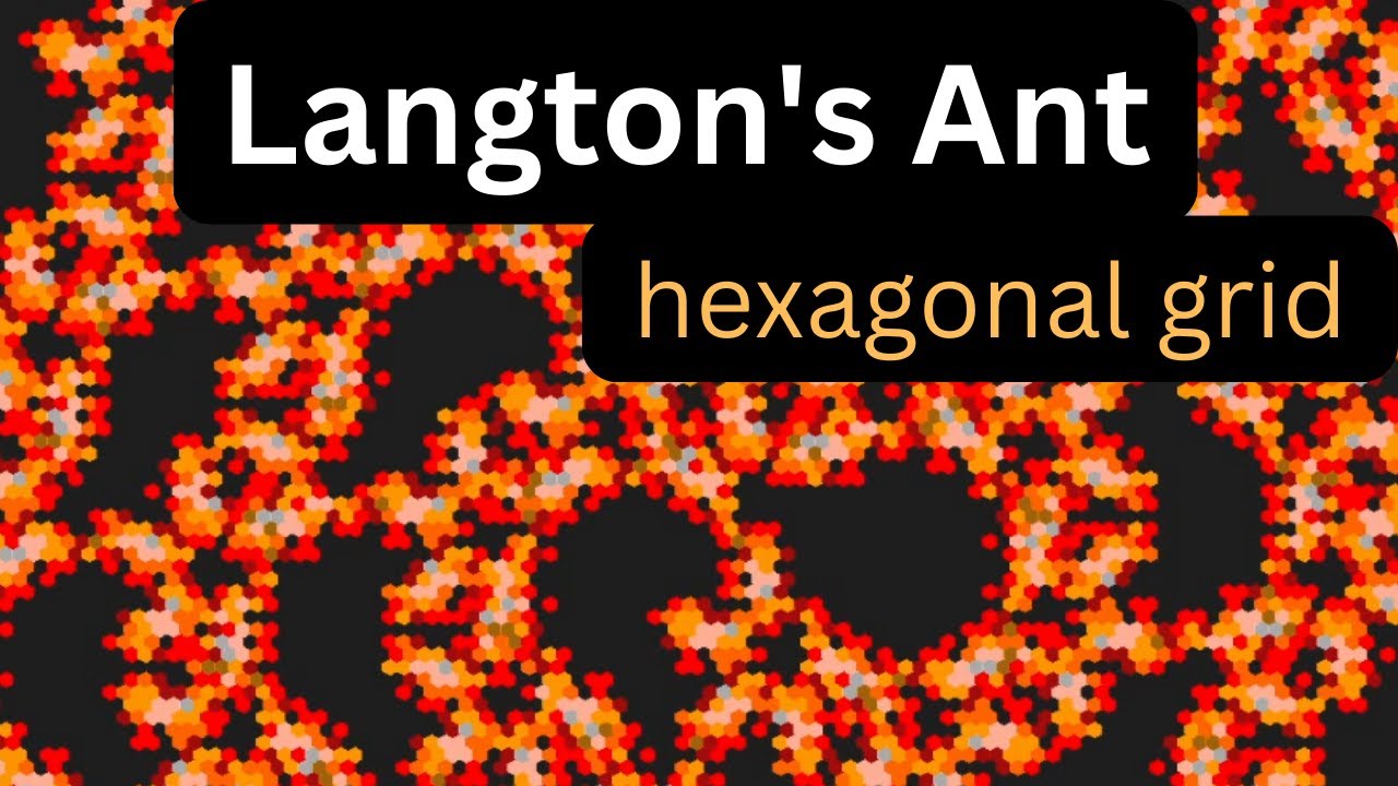 Langton's Ant on a hexagonal grid