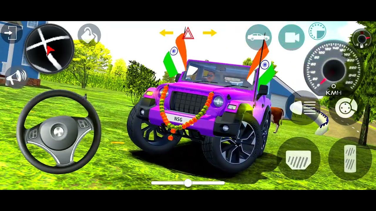 Modified Mahindra Thar😈Games:Indian Thar (Gadi Wala Games) Car Game Android Game - Android Gameplay