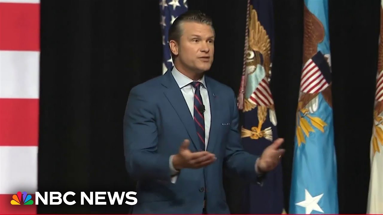 Hegseth summons military leaders for speech where he calls for controversial changes