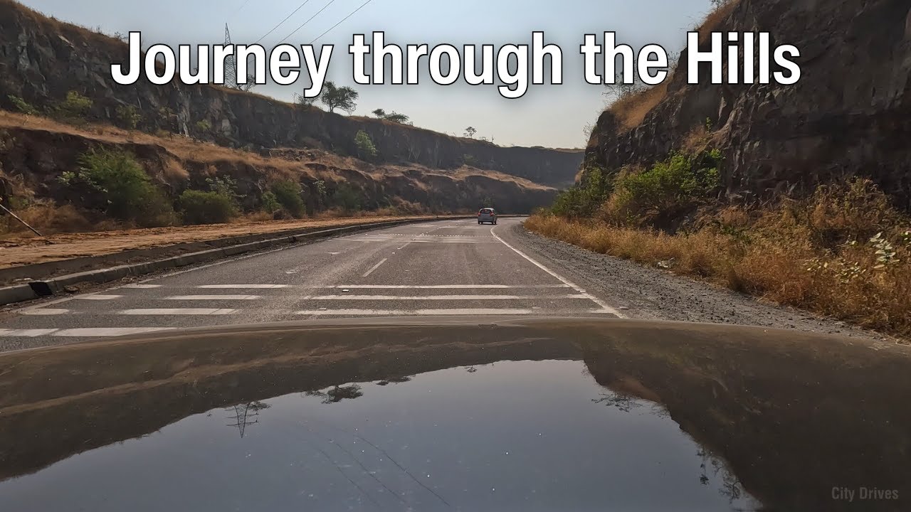 4K Scenic Drive through Maharashtra, India | Nashik Pune Highway