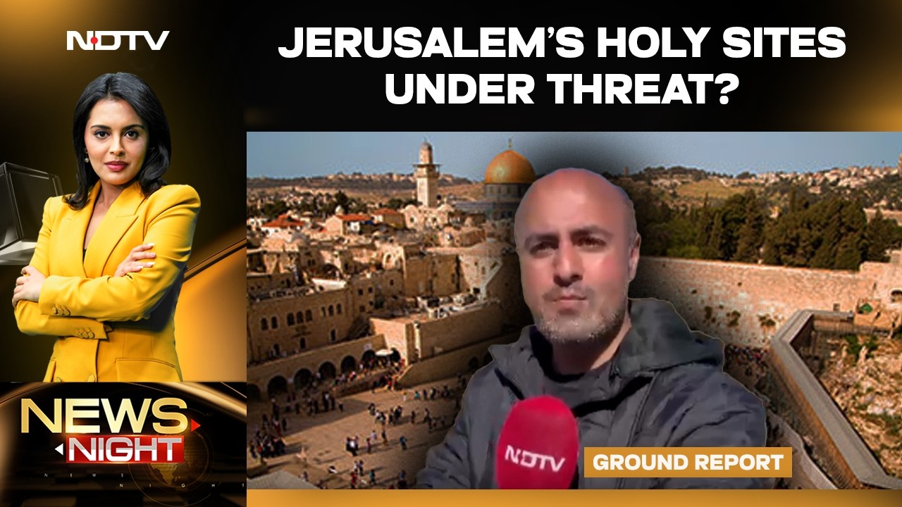 NDTV Ground Report: Jerusalem Holy Sites Under Threat? Missile Interception Near Western Wall