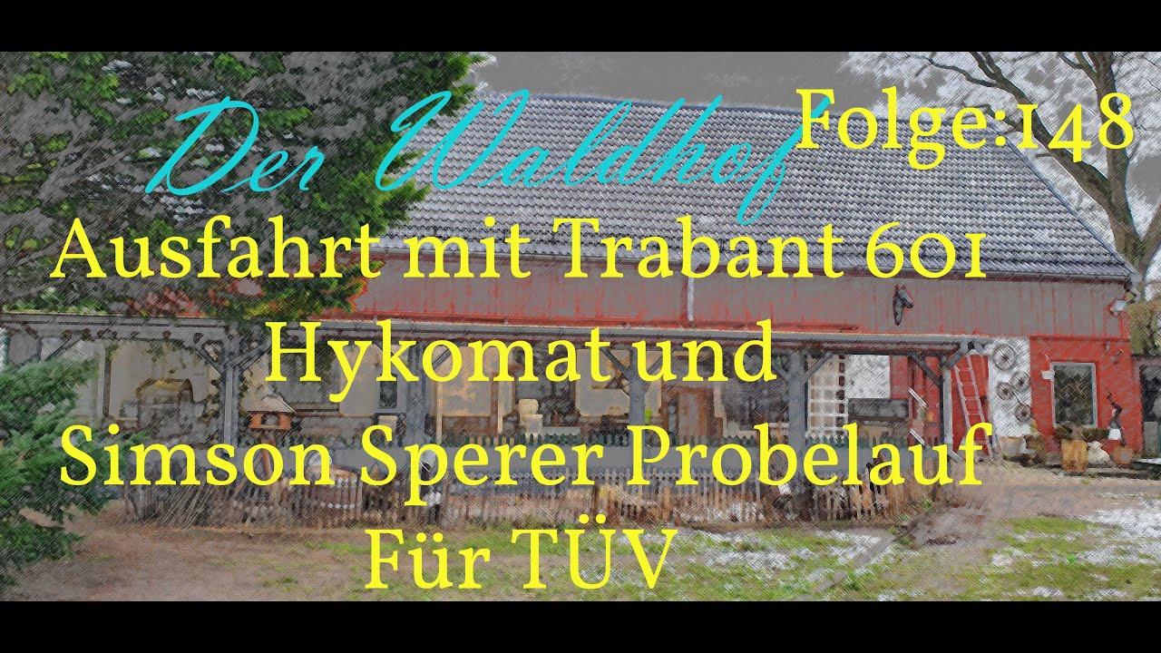 DerWaldhof Probefahrt Tarbant601 Hycomat nach dem Winter