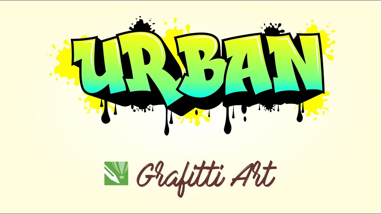 Grafitti Art \\ Tutorial Membuat Tulisan Grafitti menggunakan Coreldraw X7\\FREE CDR