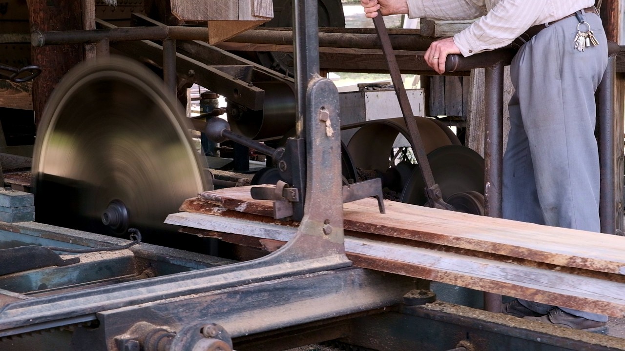 Steam Powered Sawmill, Tifton Ga