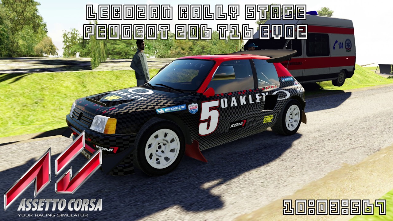 Lebozan Rally Stage - Peugeot 206 T16 Evo2 - Assetto Corsa