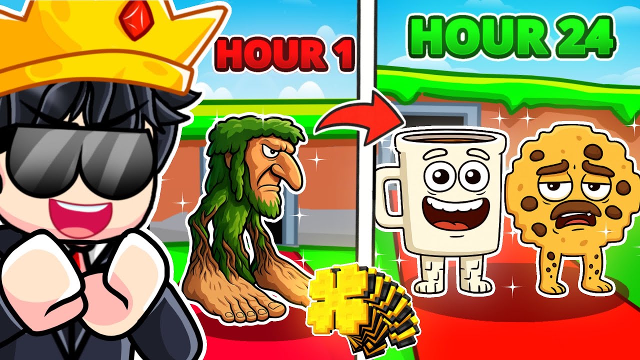 I Spent 24 HOURS with 12X LUCK in Steal a Brainrot Roblox