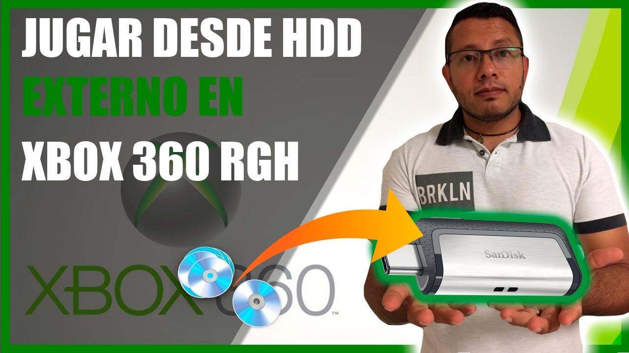 Como jugar desde disco duro externo XBOX 360 RGH [2020] - Mas Facil imposible