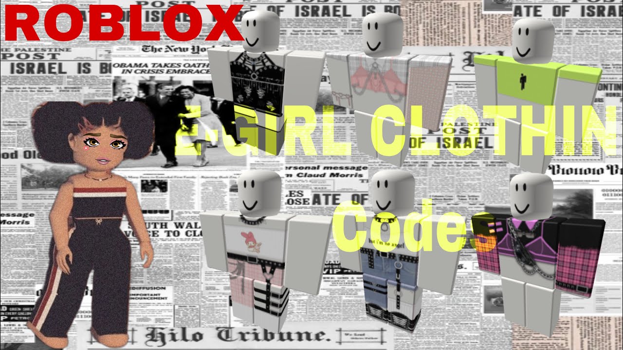 ROBLOX| E-girl | Clothing | Pants and shirts | Read Dec
