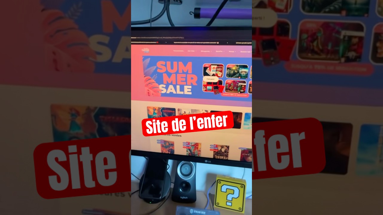 Le site de l&rsquo;enfer pendant les SOLDES #soldes #jeuxvid&eacute;o #gaming
