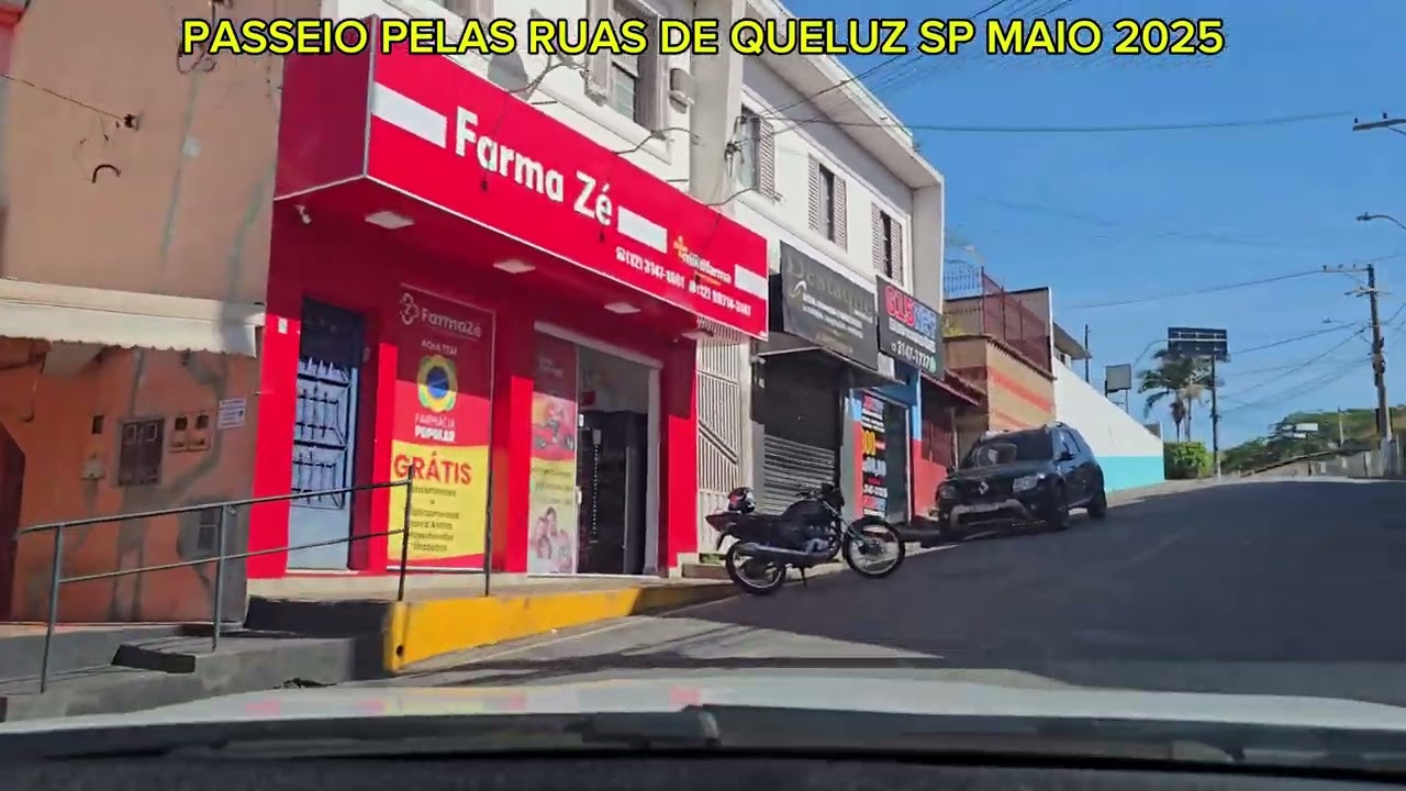 PASSEIO PELAS RUAS DE QUELUZ SP . MAIO 2025