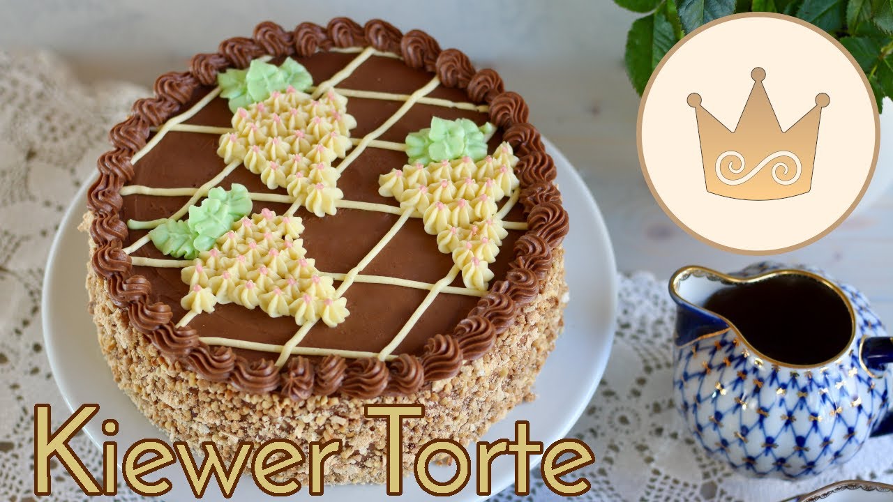 🕊💝 KIEWER TORTE! 💝 🕊 TORTEN-KLASSIKER aus der UKRAINE! 🕊☮️ REZEPT von SUGARPRINCESS