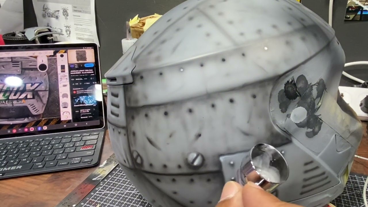 Mastering 3D Rust Effects: Freehand Airbrush Tutorial for Realistic Metal Textures
