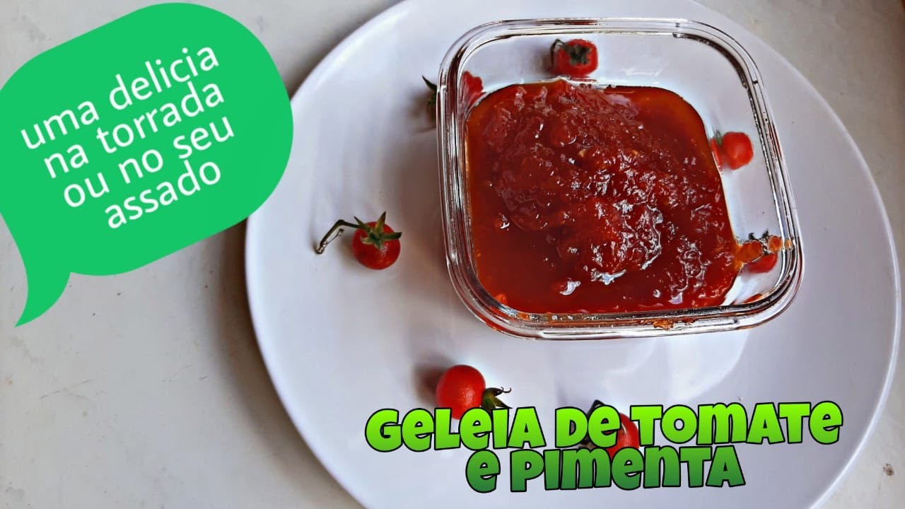 Geleia de tomate com pimenta