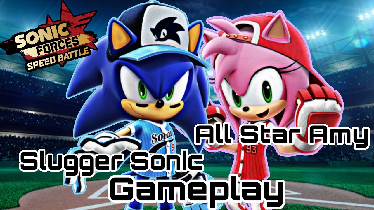 ⚾️ All Star Amy and Slugger Sonic Gameplay ⚾️ Sonic Forces Speed Battle