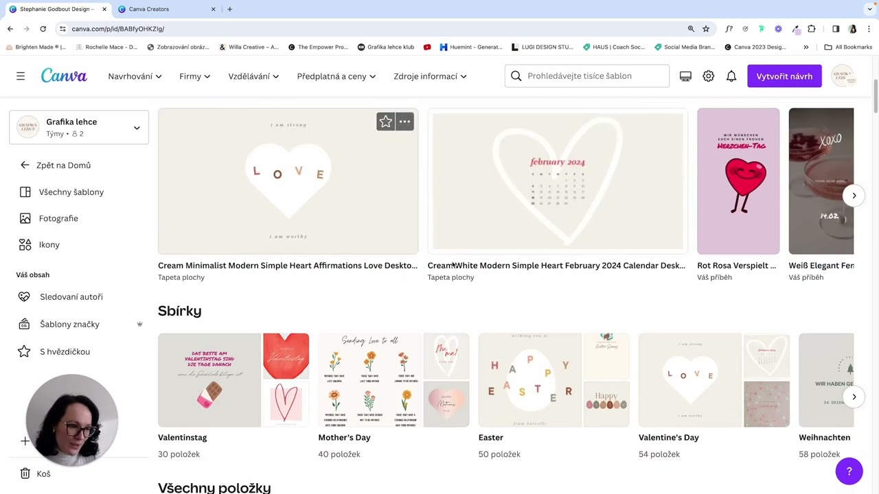 Jak v Canva najít sety šablon ve stejném stylu, které se k sobě navzájem hodí | Canva Creators