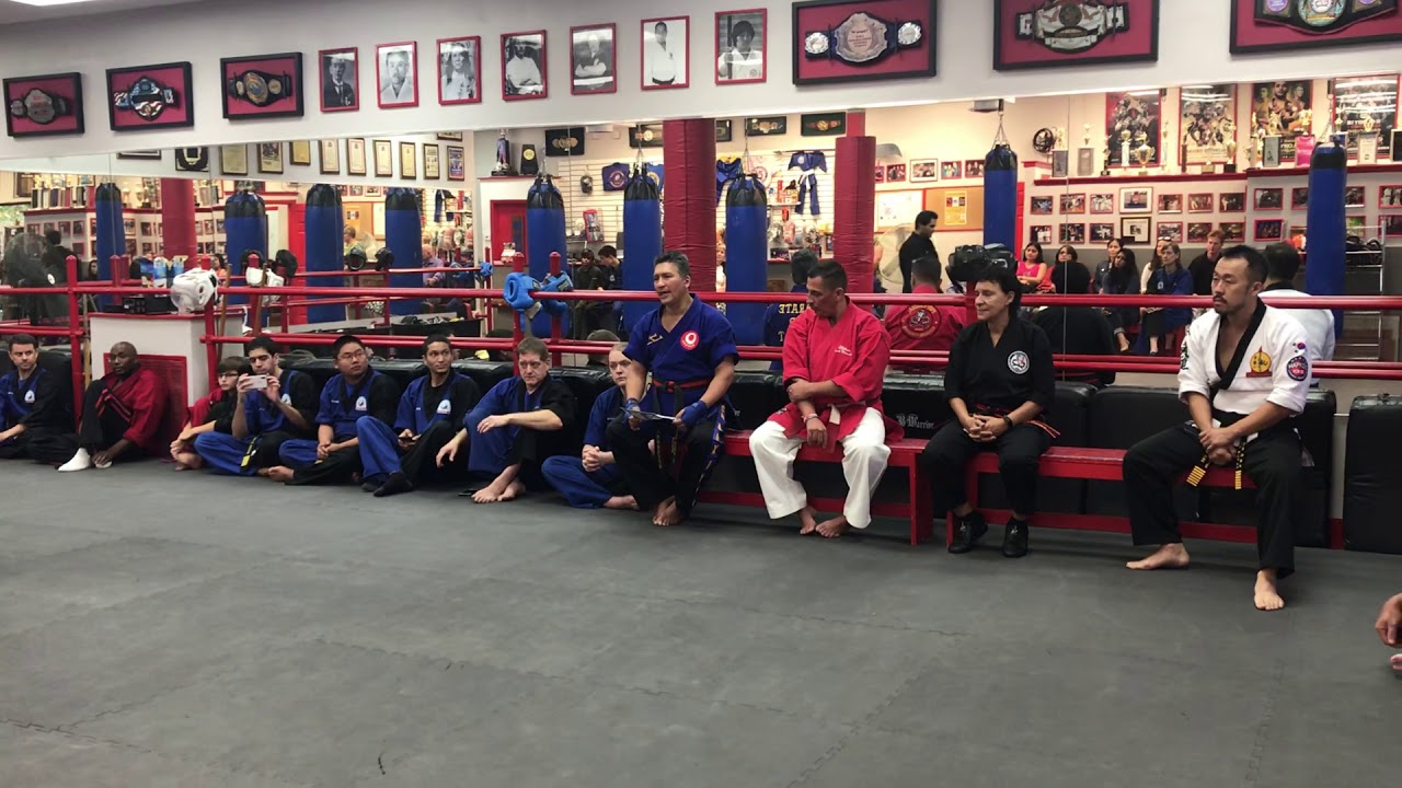 BASSAI DAI -Master Marco Sies 9th Dan Belt Promotion
