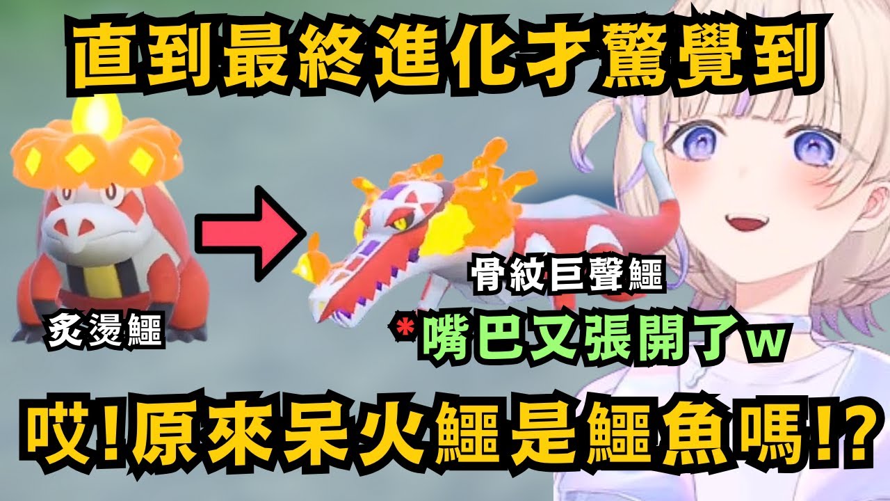 呆火鱷都最終進化了 はじめ才驚覺到原來牠是鱷魚!?不然妳之前都以為呆火鱷是什麼動物啊www【轟はじめ】【hololive中文/精華】