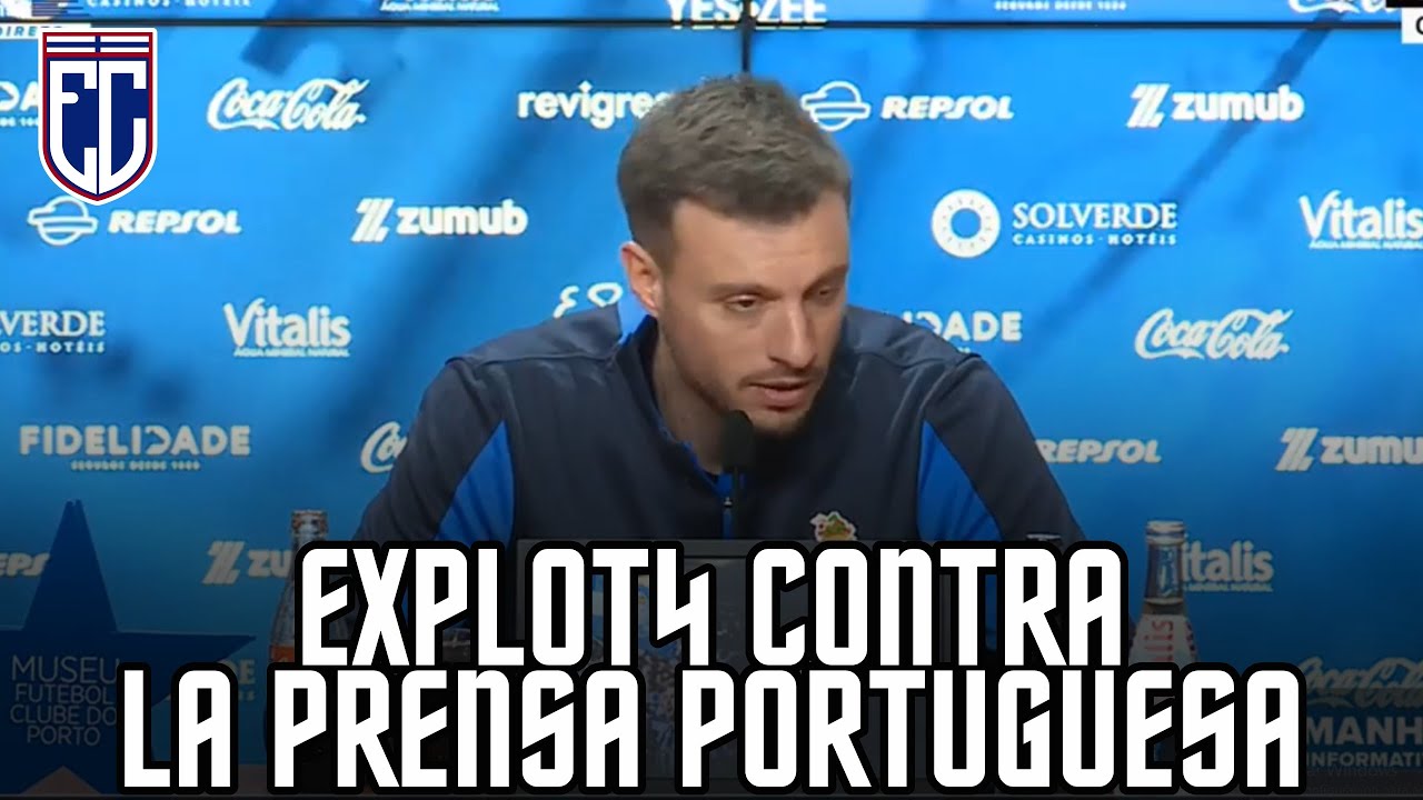 Martín Anselmi ENFURECE en plena conferencia de prensa y discute con reporteros portugueses