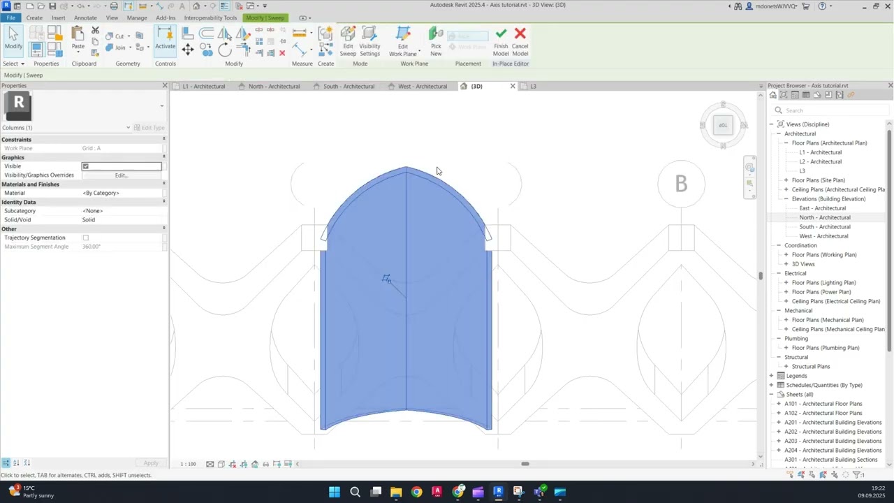 Revit Tutorial for Beginners | Lesson 7: Custom Mullions & Grilles for Fa&ccedil;ade Design