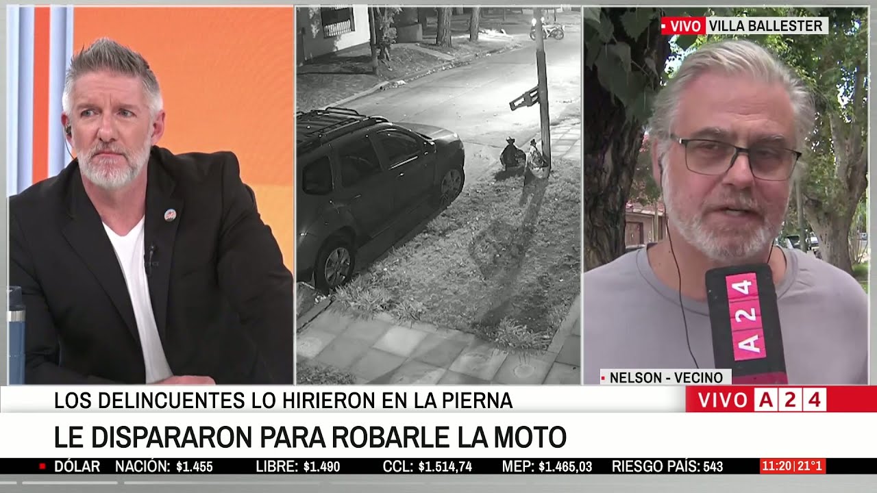 🚨VILLA BALLESTER: DESCARGARON EL CARGADOR PARA ROBARLE LA MOTO A UN REPARTIDOR