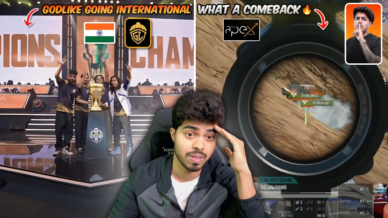 GODLIKE&rsquo;S GREATEST COMEBACK! 👑 | APEX GAMING ON FIRE 🔥 