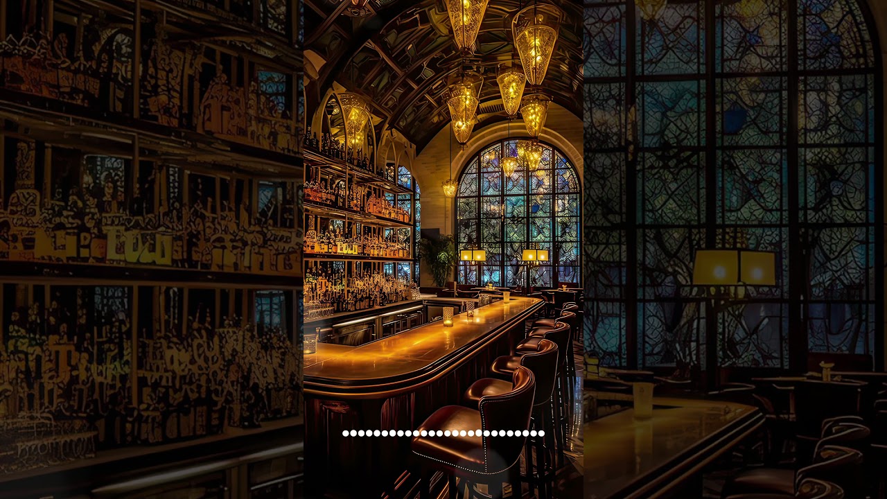 Jazz Lounge Bar 🍷 Relaxing Saxophone Jazz Music - Soothing Background Music in Cozy Bar Ambience