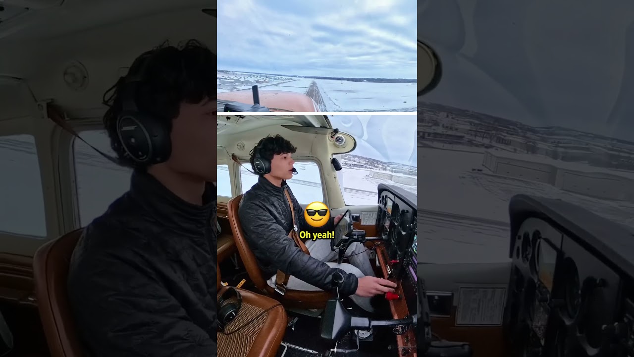 16-year-old student pilot's first solo