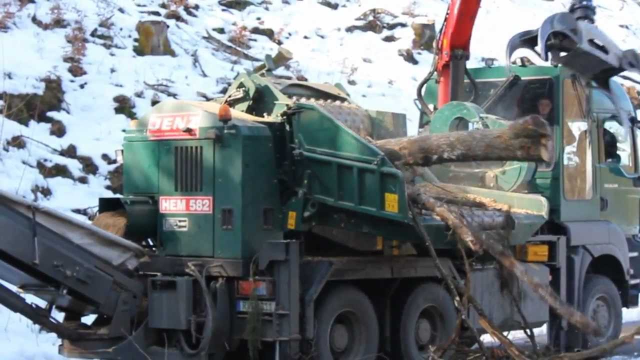 MAN Chippertruck mit JENZ HEM 582