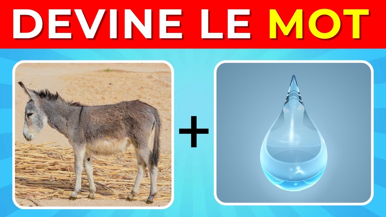 30 Mots à Deviner avec des Images ! Quiz Rébus ✨️