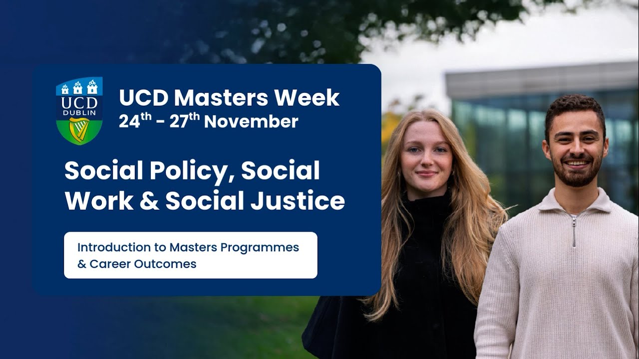 2025 Masters Week Webinars - Social Policy, Social Work and Social Justice