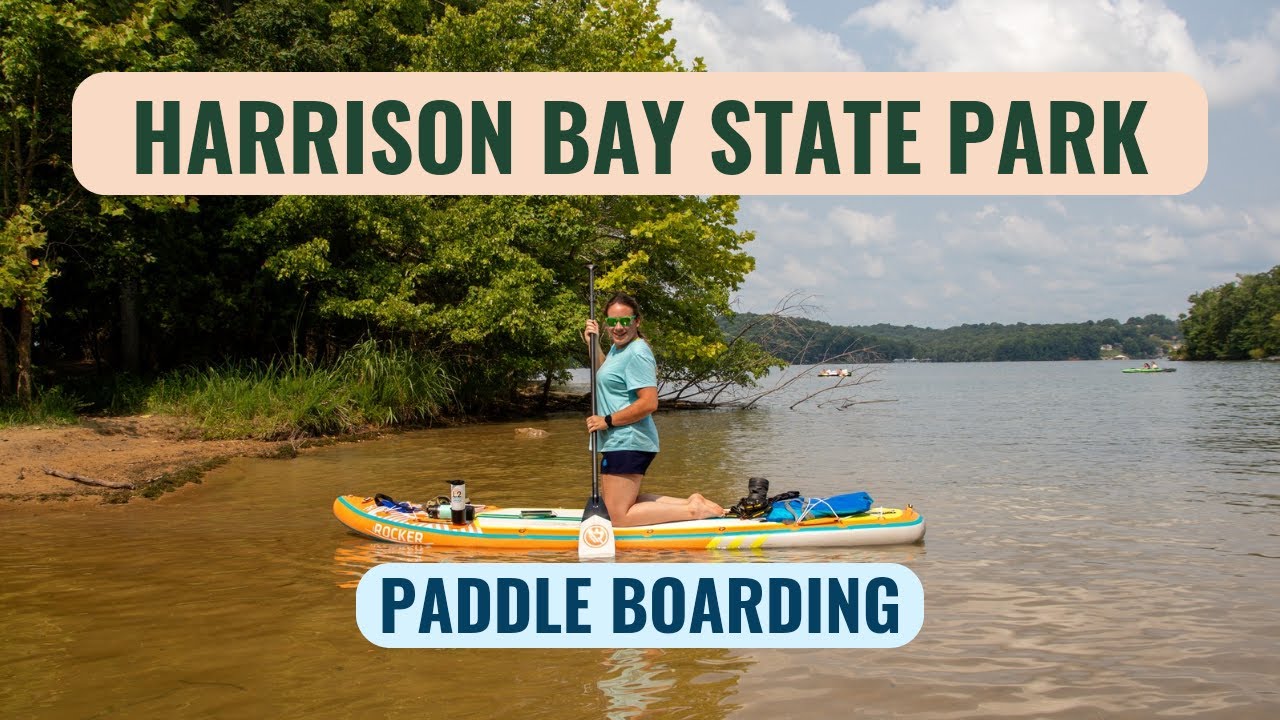 Paddle Boarding at Harrison Bay State Park