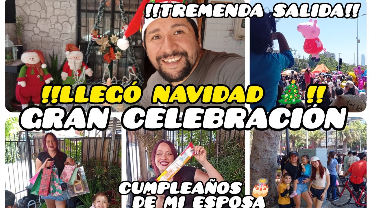 !!CUMPLEAÑOS DE MI ESPOSA 🎂🎉!! ✨adornamos navidad 🎄✨ PASEO FAMILIAR💖🥰