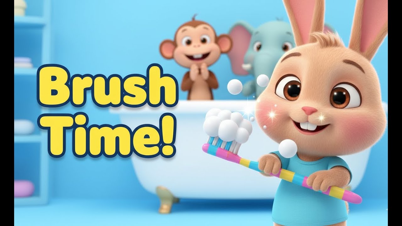 Brush, Rinse, Smile! 🦷🎶 | Fun Tooth Brushing Song for Toddlers | Toon Tales Planet