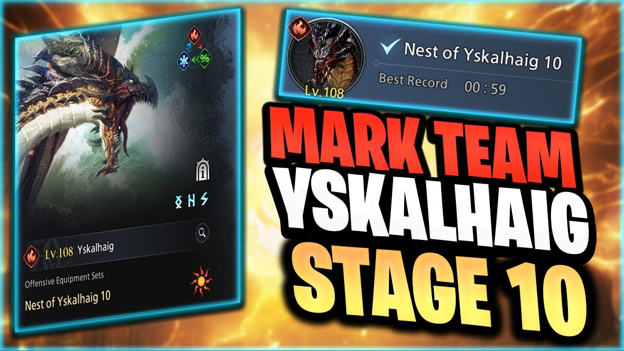 FULL AUTO YSKALHAIG 10 MARK TEAM IS OP | KING ARTHUR LEGENDS RISE