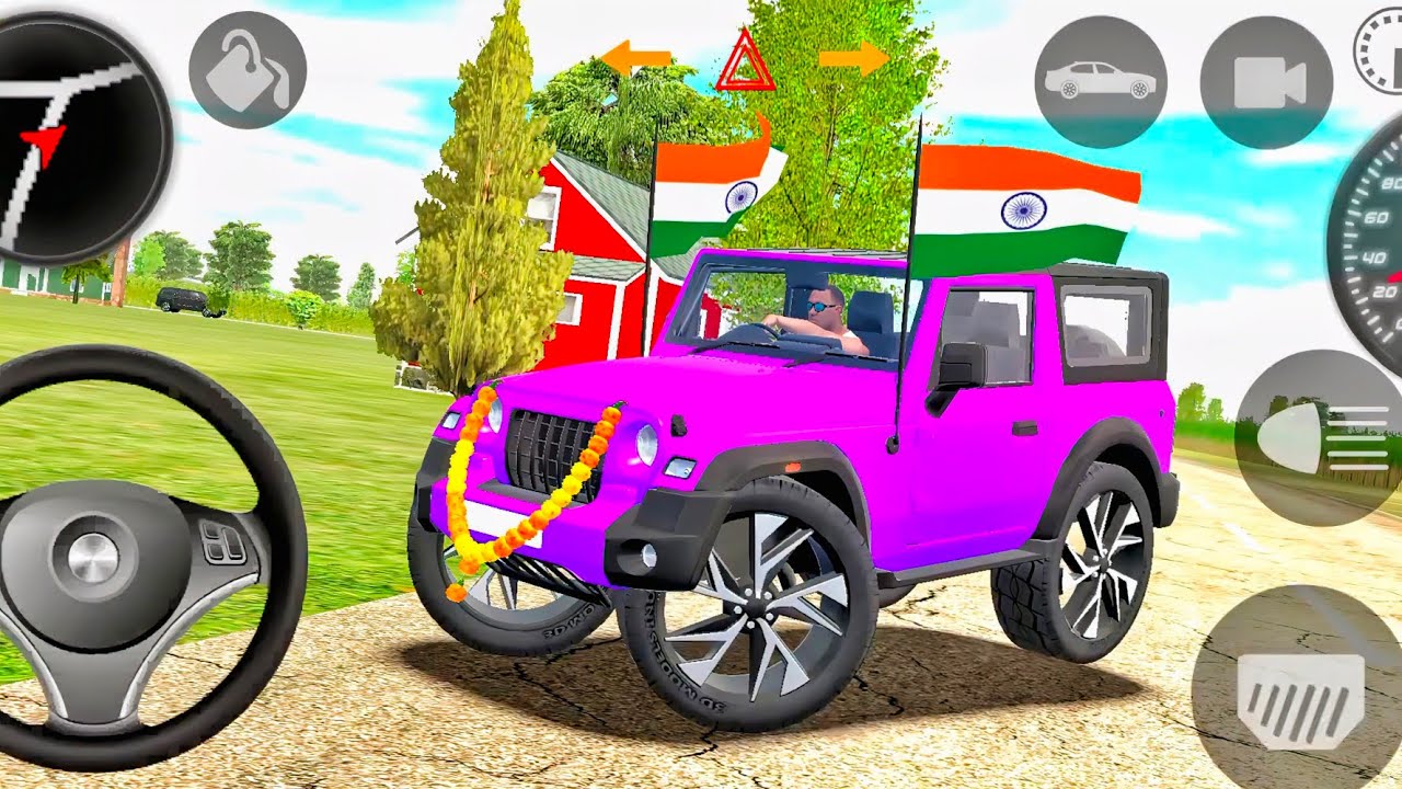 Modified Mahindra Thar😈Games:Indian Purple Thar (Gadi Wala Games) Car Game Android Game - #2025