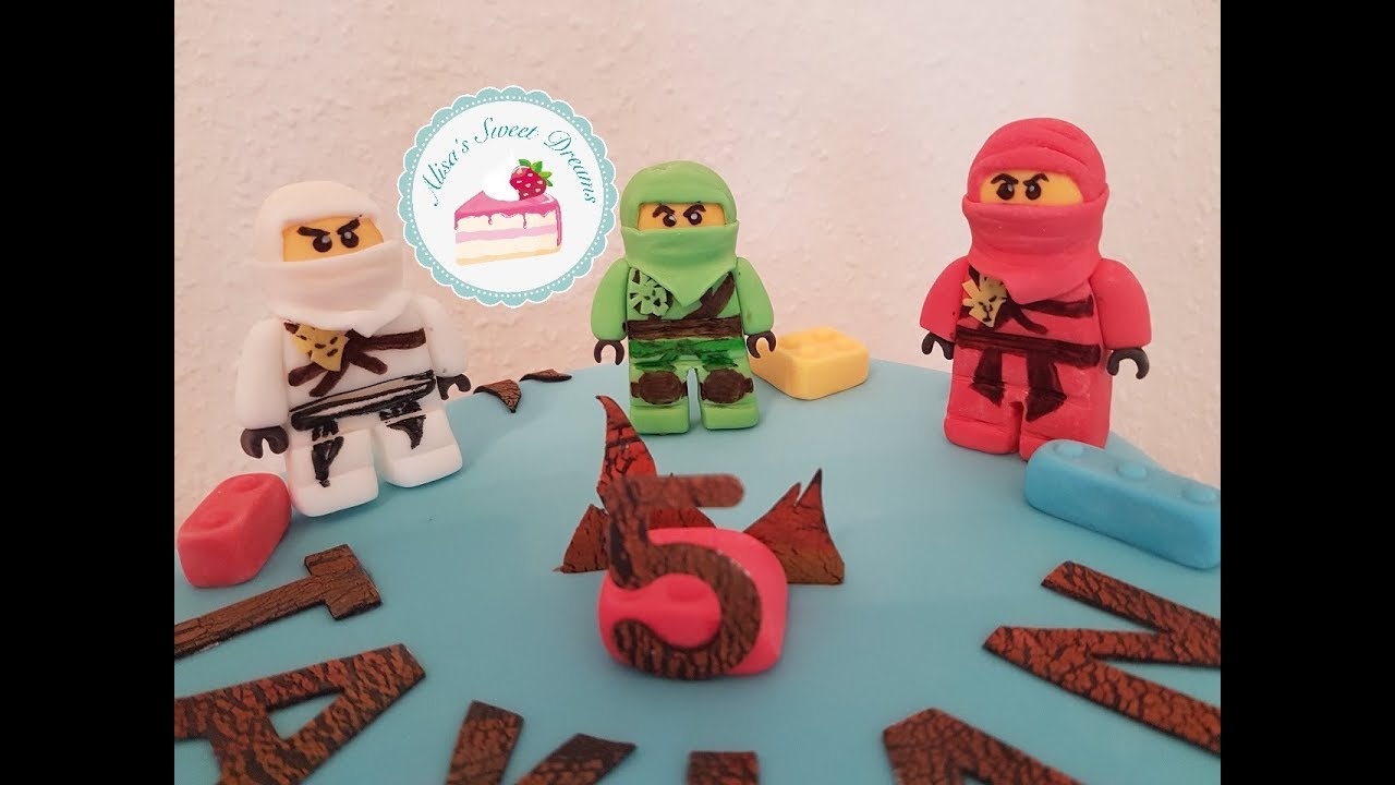 Ninjago Figuren aus Fondant I Tutorial I How to make fondant Ninjago figure
